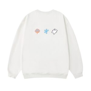 Comfortable and Minimalist Pure Cotton Sweatshirt