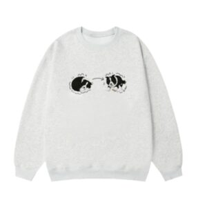 Unisex Cartoon-Print Sweatshirt
