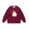 Colorful Graffiti & Meteor-Print Sweatshirt