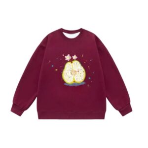 Colorful Graffiti & Meteor-Print Sweatshirt