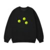 Black Sweatshirt With Tennis Print