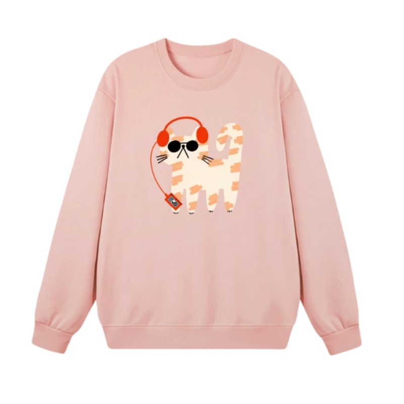 Chic Hip-Hop Print Trendy Sweatshirt